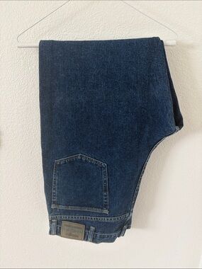 Mens Dark Blue Wrangler Jeans